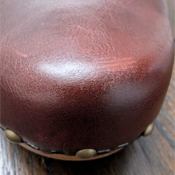 Dansko Dotty Women's Brown Leather Heeled Clog Sandals EU 40 US 9 Boho Mary Jane - Picture 9 of 10